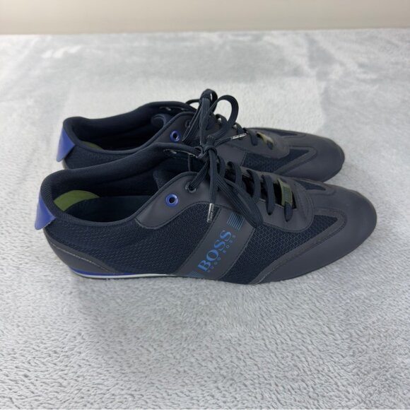 Hugo Boss Dark Sneakers with Blue Highlights - Picture 5 of 14